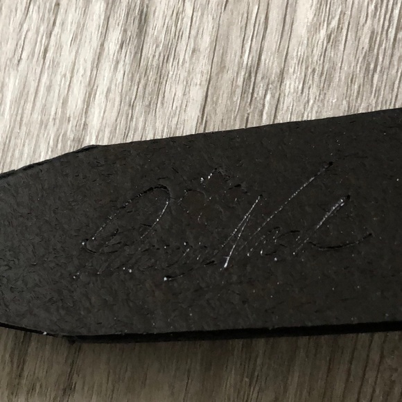 Patricia Nash Vietri Tooled Floral Black Leather Belt Size L NWT - Picture 12 of 16